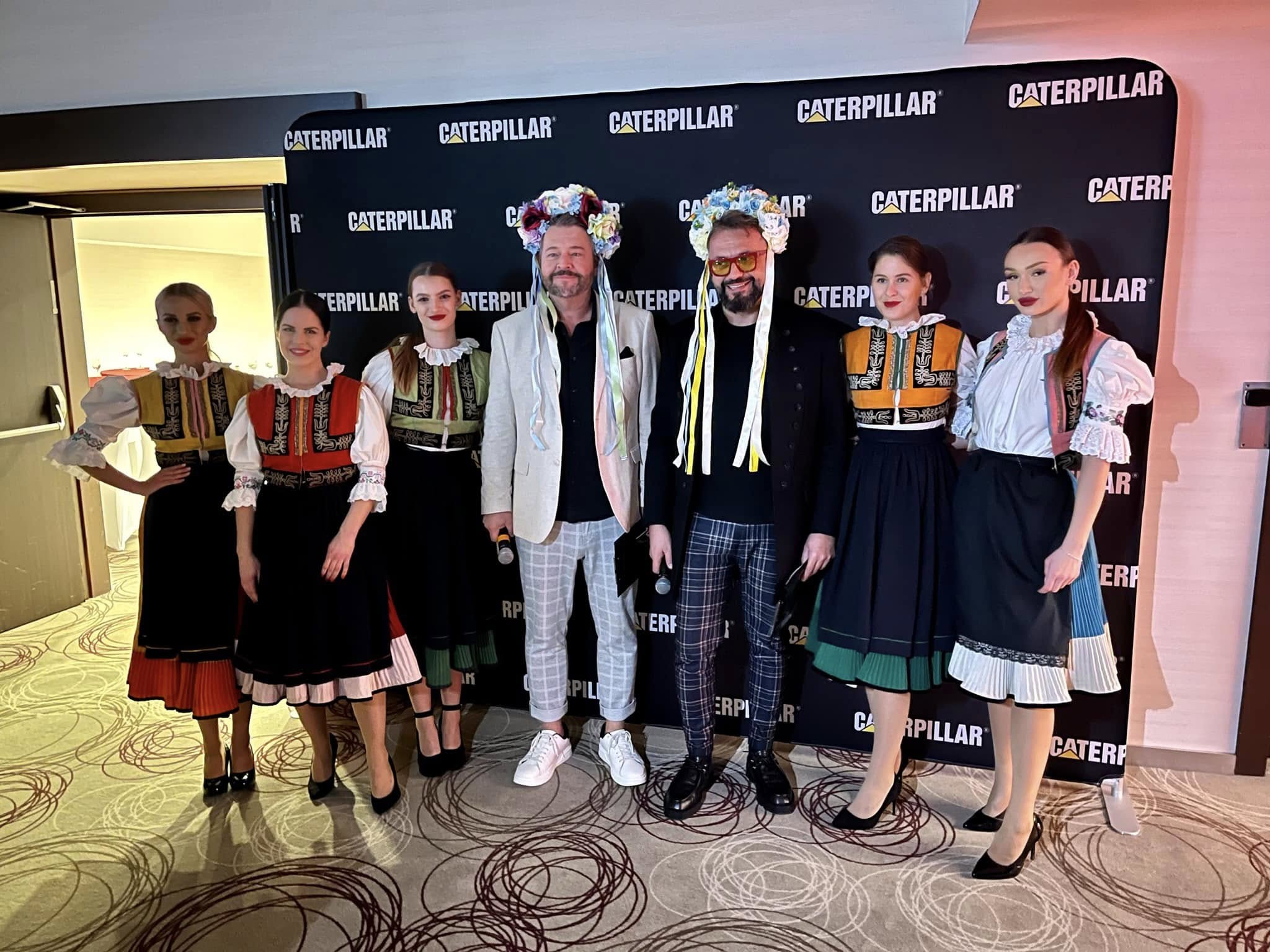 Folk-themed corporate party